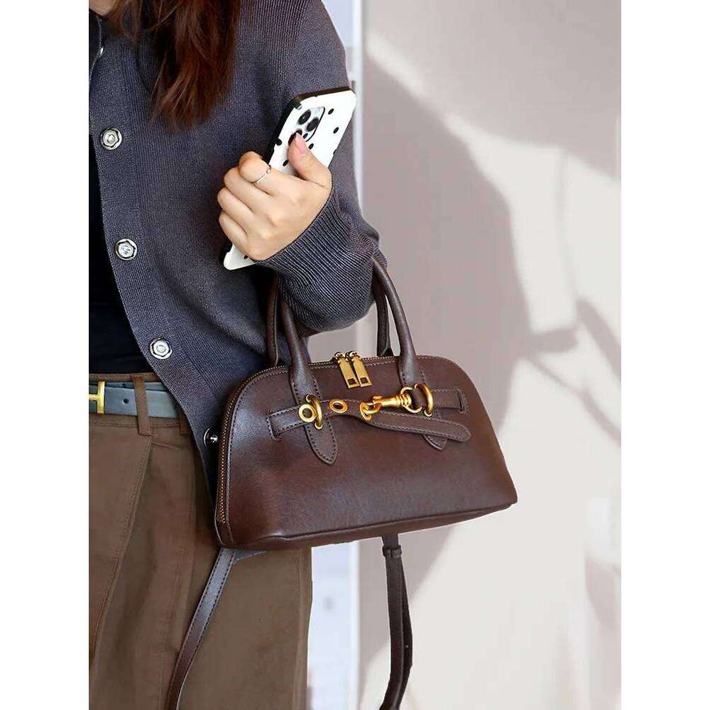 YANATARI Genuine Woman Shoulder Handbags Ladies Crossbody Bags Luxury Designer Minimalism Bag Cattle Leather TIANOUDAISHU