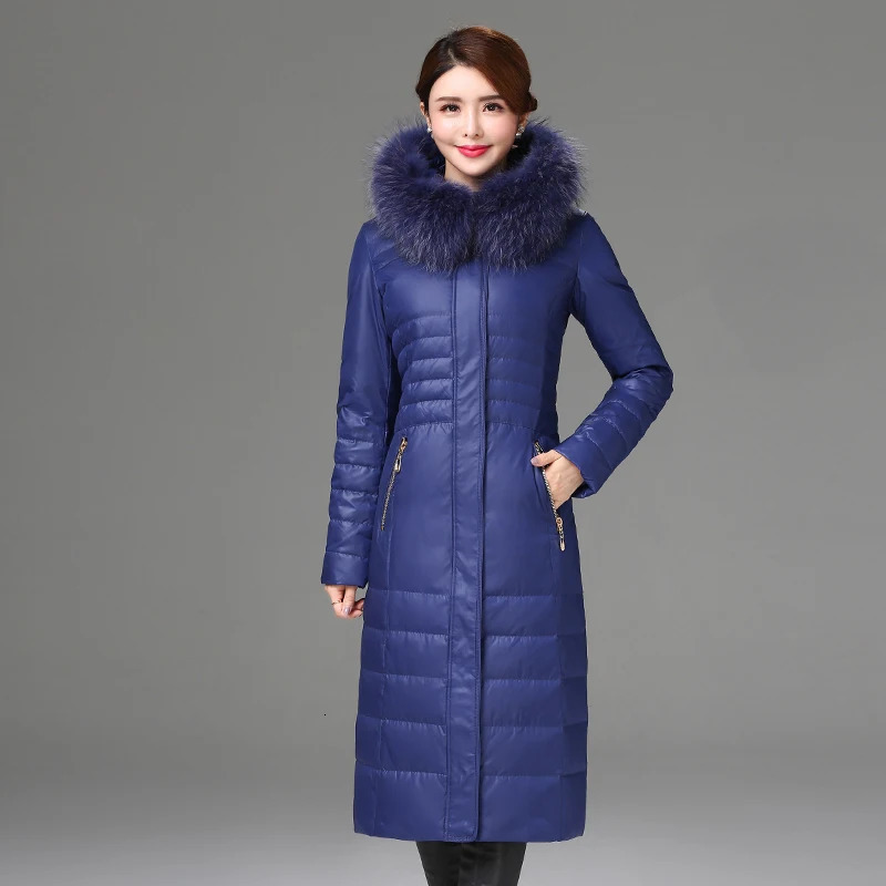 Shengyu Boya MiddleAged and Elderly OverTheKnee Long down Jacket Womens Thickeneded Mothers Fitted Style 260228