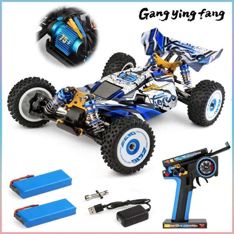 1/12 124017 Wltoys -V8 2.4G Racing RC Cars 4WD Brushless Motor 75Km/H High Speed Remote Control Off-road Drift Toys For Aduit C260305