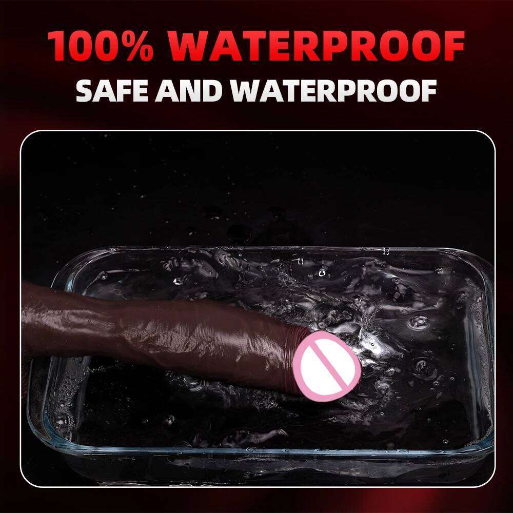 Realistic Big Dildo Vibrator Penis Telescopic Swing Heating Silicone Dildos Female Remote Control Dick Vibrators For Women W260305