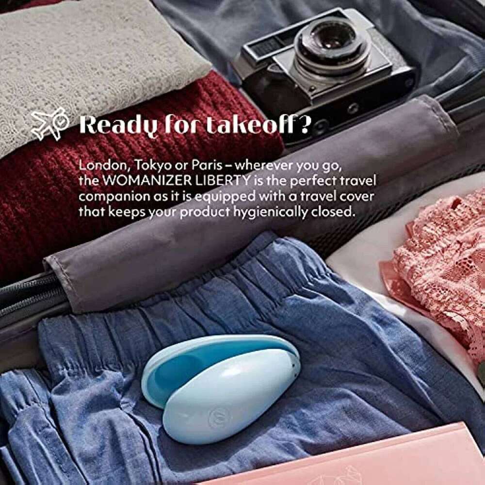 Womanizer Liberty Vibrator Sucking Toy for Women 6 Frequency Clitoral Orgasm Stimulation Massager W260305