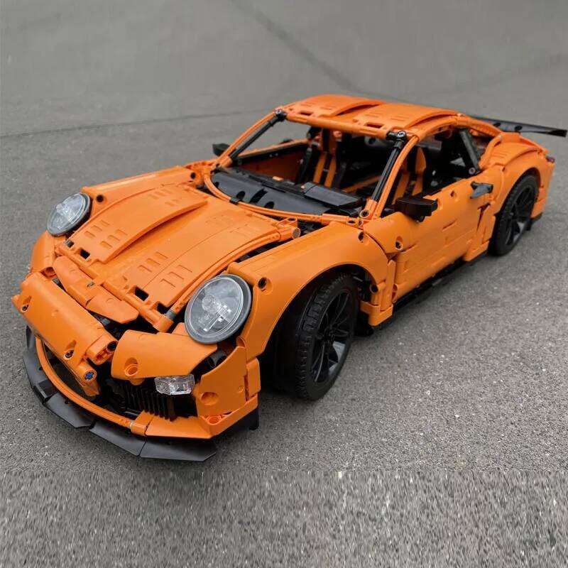 New MOC-40207 GT Supercar Racing Car Vehicle Sport Model Fit Building Blocks DIY Kid Educational Toys Birthdays Gifts Z260306