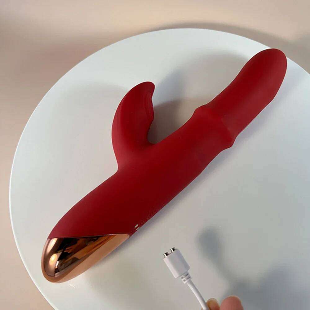 Flamingo Rabbit Vibrator from Dream Vibe Powerful Tapping Vibrating Beads Thrusting Adult Pleassure Sex Toys for Woman Love Gift W260305