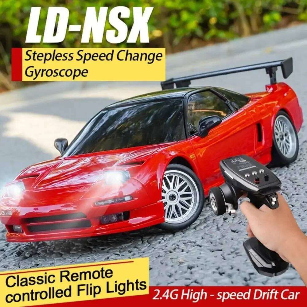 LDRC LD1803 NXS RTR 1/18 2.4G 2WD ESP Gyroscope RC Car Drift Vehicles LED Lights Full Scale Controlled Model Toys C260305