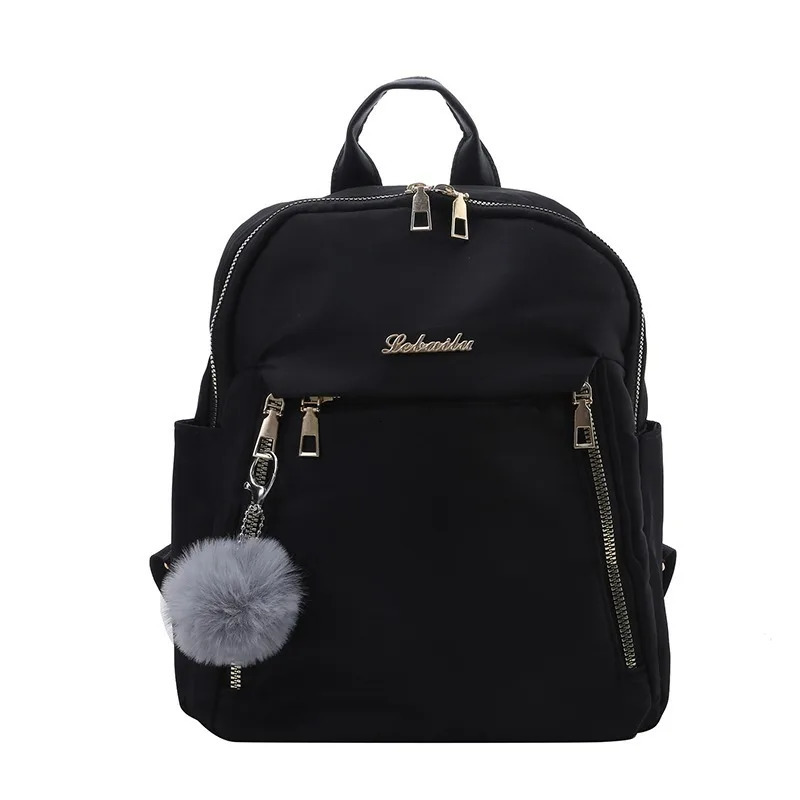 Fashion casual nylon bag womens travel lightweight backpack trendy college student bag backpack260228