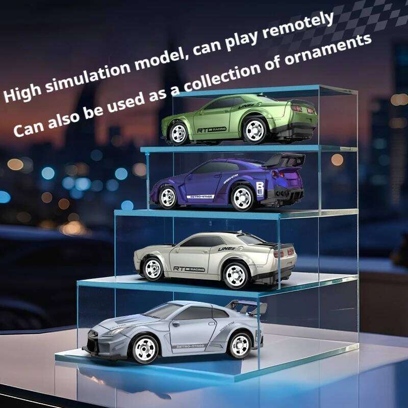 2.4G RC Drift 1/64 4WD Remote Control High Speed 15KM/H Drive Radio Controlled Mini Racing Car Model Boy Toy Gift C260305