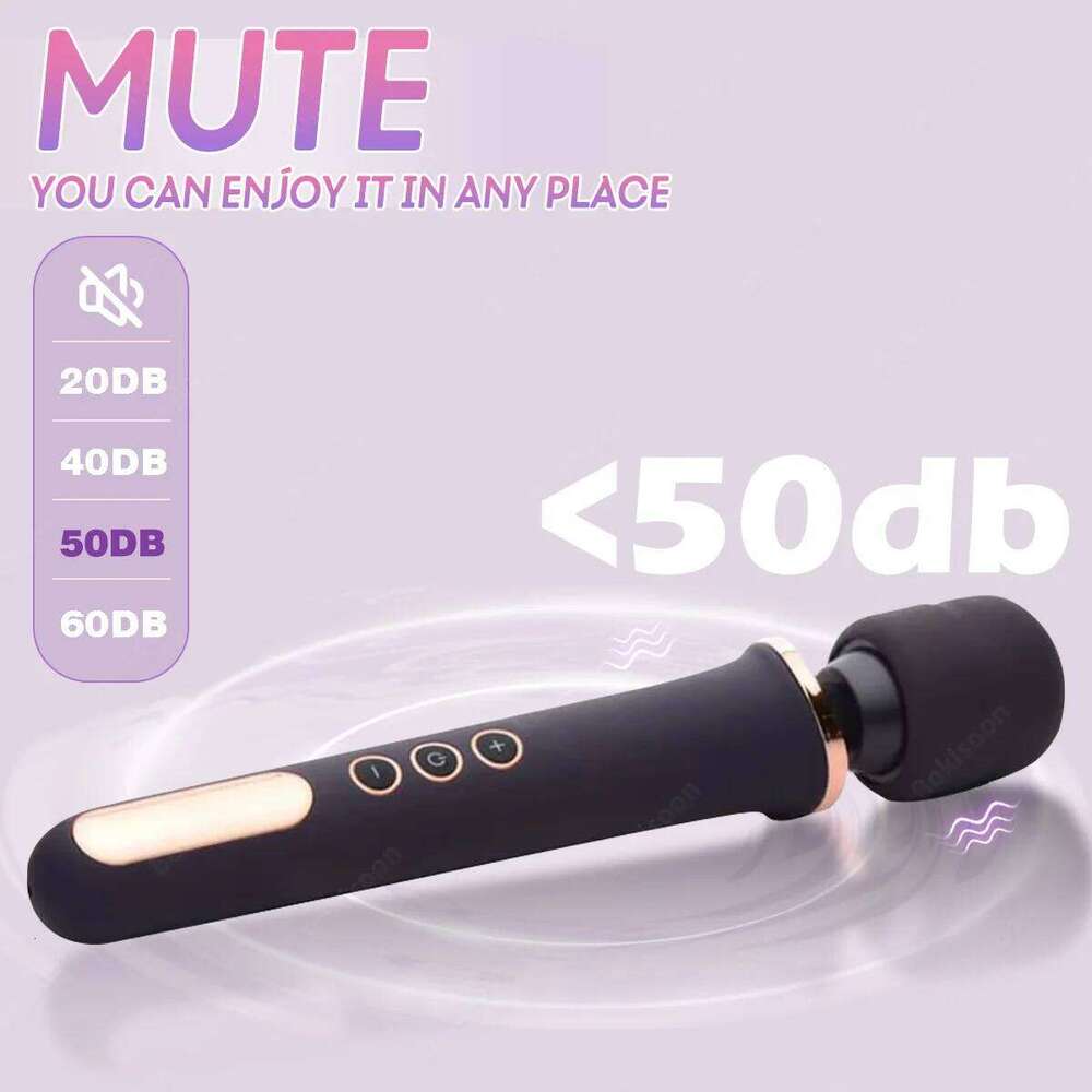 Personal Massager 10 Speed Powerful Big Handheld Cordless Magic Wand Vibrator Clitoris Vibrators Sext Toy for Women W260305