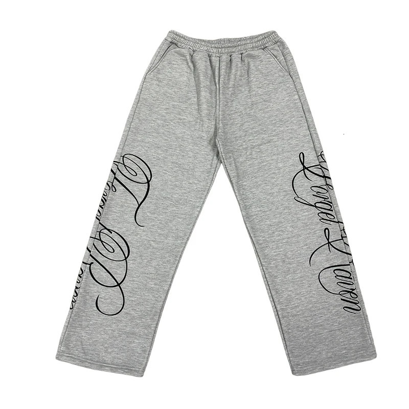 Womens Hiphop Dance Sports Pants Loose Casual Jazz Streetwear Letter Print Comfortable Fitness Trousers 260303