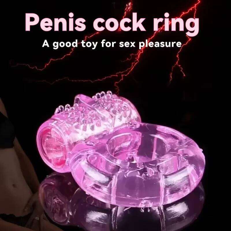 Vibrating Cock Vibrator Silicone Penis with Clit Stimulator Intimate Sex Toys Men Long Lasting Stronger Vibrators Ring W260305