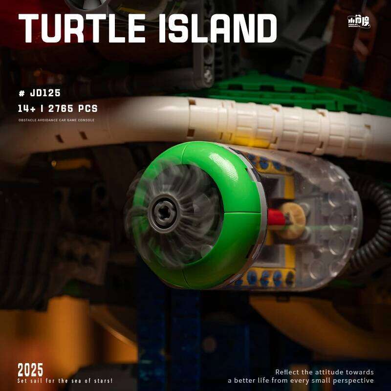 2765PCS Sea Turtle Island Ship Tree House Building Blocks With Power Motor Assemble Bricks Toy Gift For Children Adult Z260305