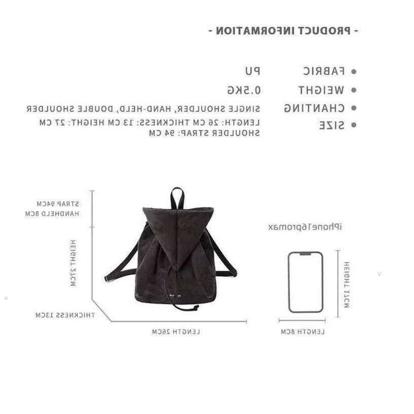 TAURUSCIAGA Creative Sweatshirt Hat Backpack Retro Cute Casual Niche Personalized Design Commuter Bags Solid Color Versatile Backpacks Noble Temperame