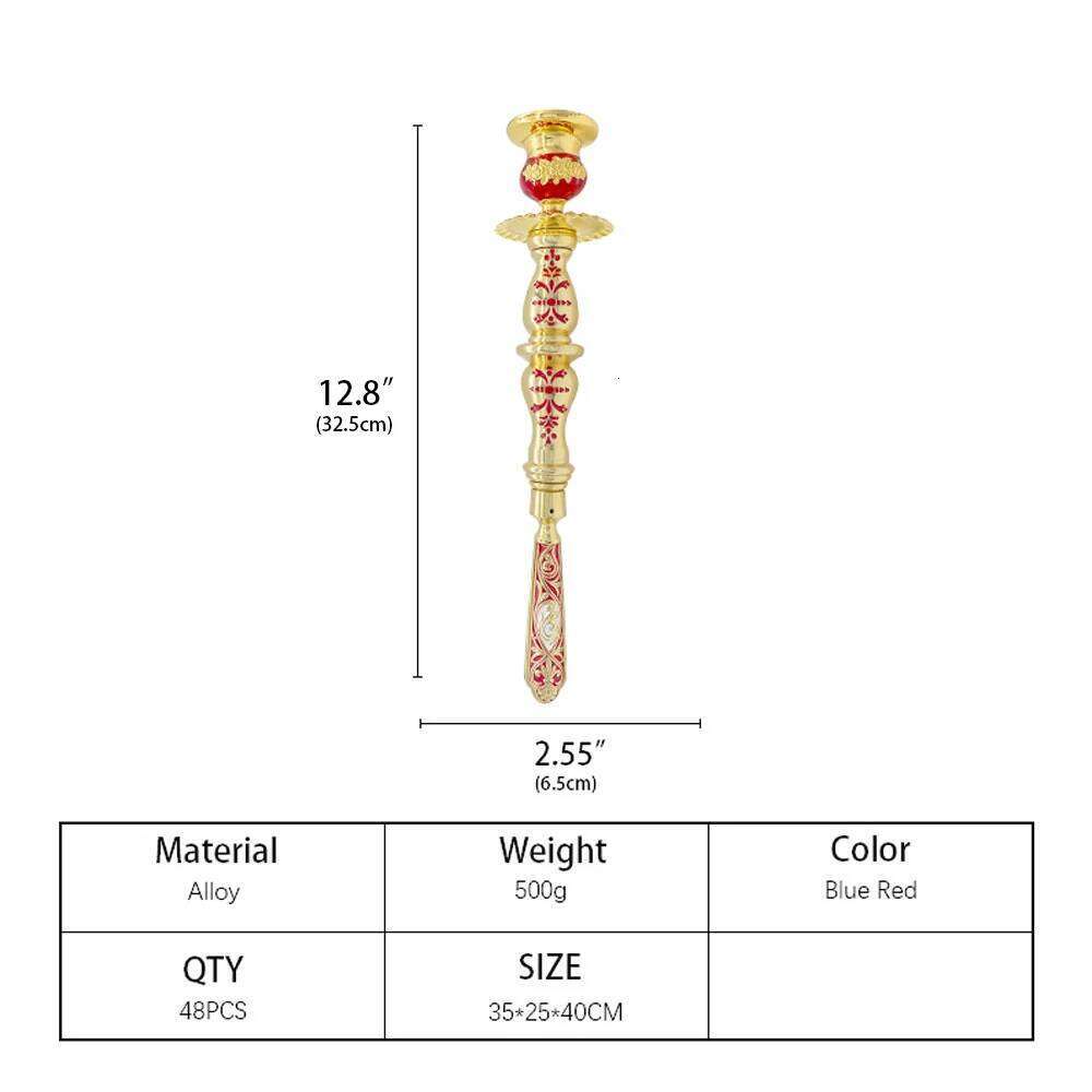 Orthodox Candle Villa Handicrafts Cande Decorations Composite Candlestick Rack Home Living Room Decor party XJ260305