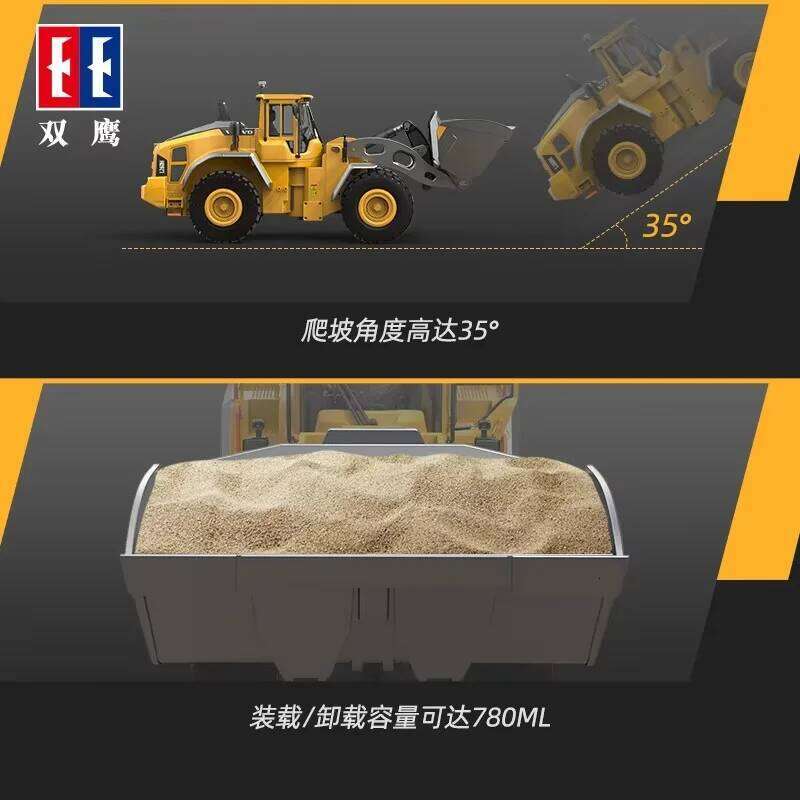 Toy 1/16 RC Full Metal Loader Electric Remote Control Alloy Rc Car Excavator Engineering Model Cars Boy Kids Toys C260305