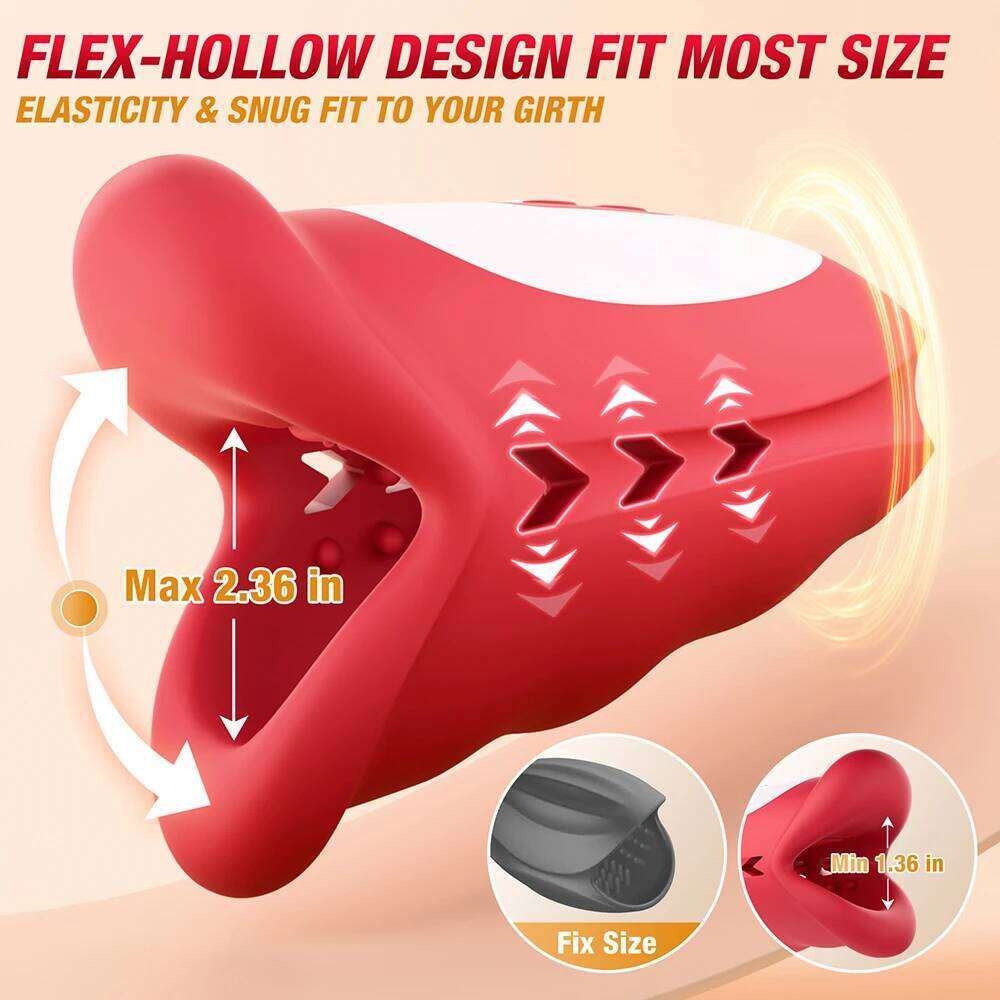 Male Masturbator Deep Throat Blowjob APP Control Vibrating Oral Pussy Vagina Stimulation Adult Sex Toys Masturbators for Men W260305