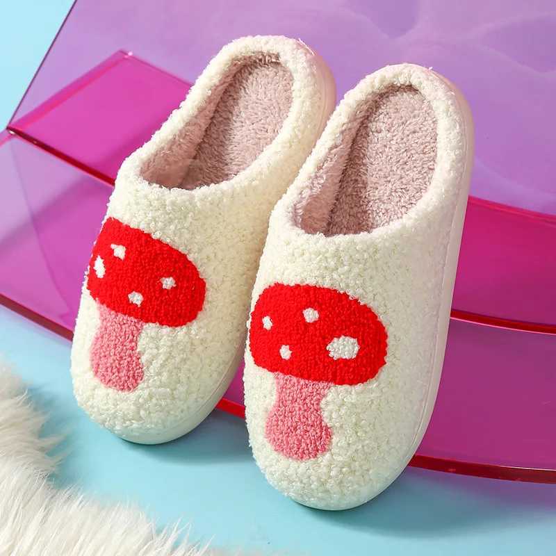 Kids Slippers House Shoes Cartoon Winter Shoes For Unisex Warm Anti-slip Home Slipper Soft Bottom White Shoes Size 36-45 S260305