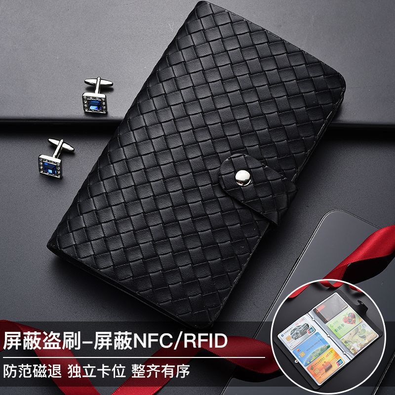 2026 Distribution Long Anti-demagnetization Card Luxury Handbag Holder For Men And Women, Large Capacity, Multiple Card Slots Credit Card Holder, Bank