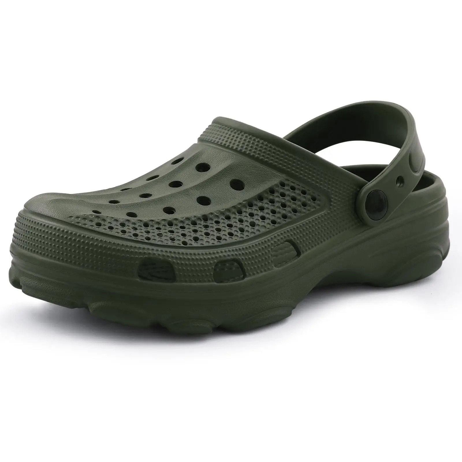 Comwarm Men Clogs Slippers Breathable Garden Sandals Non-Slip Comfort Beach Shoes Men Sandals Indoor Outdoor Casual Fishing Shoe 260304