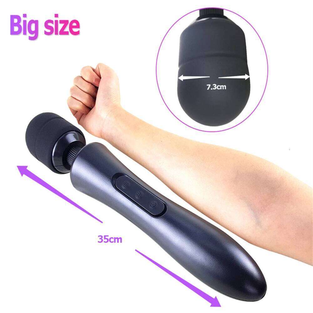 20 Modes Frequency 8 Speeds Body Vibrator Powerful magic wand AV massage sex products USB rechargeable Sex Toys for women ST090 W260305