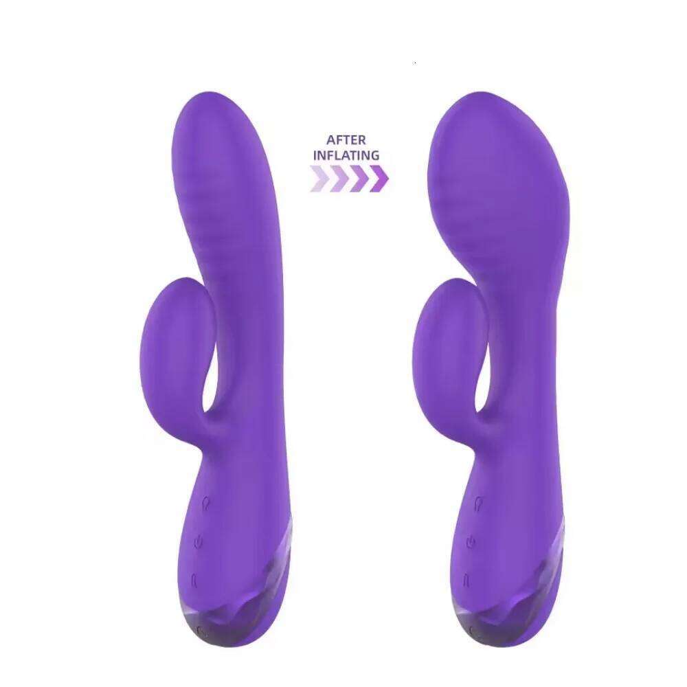 Inflatable ExpansionVibrator G Spot Massager Clitoris Stimulator AV Vibrating Rod Masturbator Adult Products Sex Toys for Women W260305