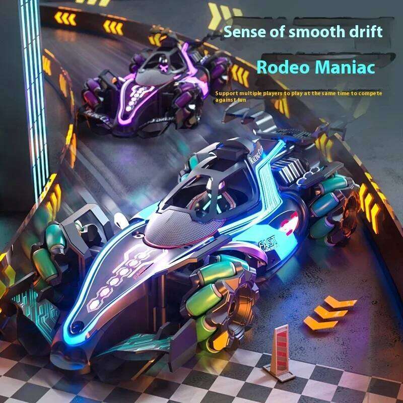 Formula 1 remote control racing spray children's super large light drift car gesture induction boy toy C260305