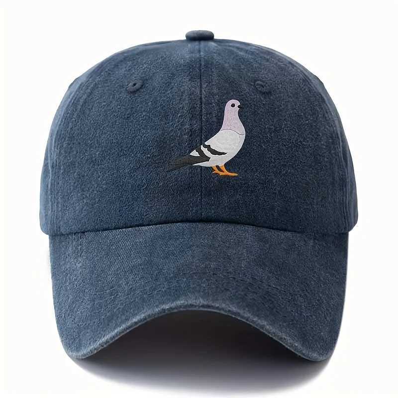 Pigeon print baseball cap for both men and women stylish and simple design for daily leisure and outdoor sports S260306