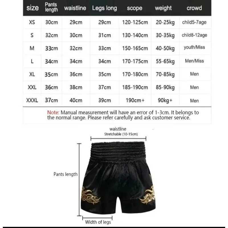 New 3D Printed Breathable Adult Fashion Sanda Boxing Shorts X260306