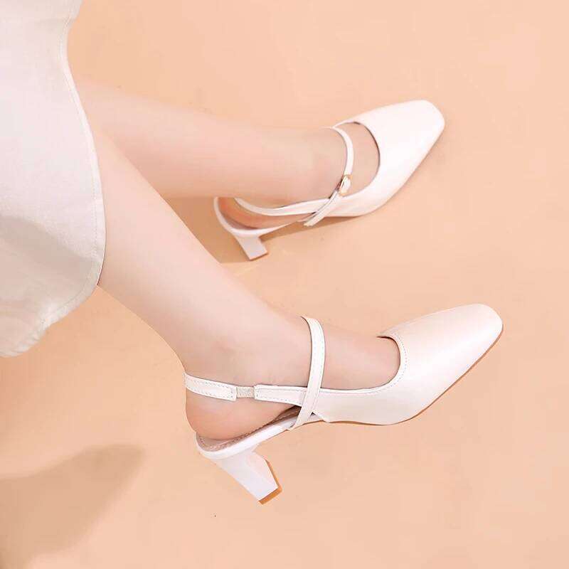 Elegant Sandals for Women-Pearl Embellished Ankle Strap Summer Shoes, Lightweight Comfortable Dressy, Wedding Beach Party Shoes