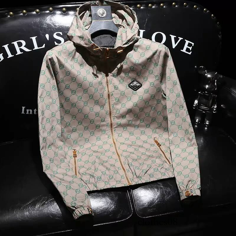 European Style High-End Casual Hooded for Men, Spring and Autumn 2026 New Trendy Stylish Slim-Fit Men's Jacket