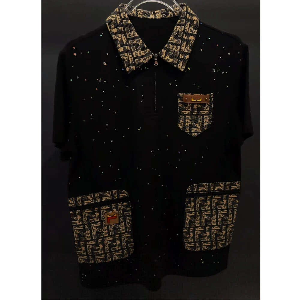 Summer New Short-Sleeve Regular Style, Unique, Trendy, Versatile, Casual, Comfortable, Niche, Light Luxury Fashion