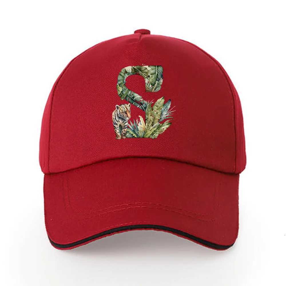 Baseball Caps for Men and Women Snapback Hats Pure Cotton Adjustable Dad Trucker Casual Unisex Jungle Tiger Letter Pattern Print S260306