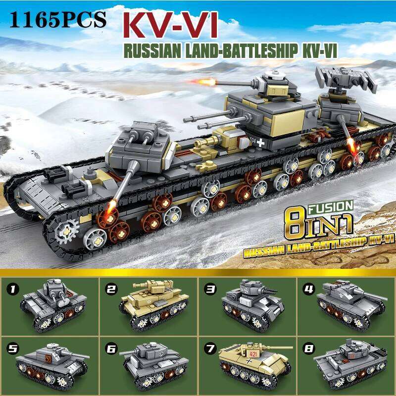 99 Main Battle Building Blocks Army Military Heavy Tank Battleship Spaceship Assembly Bricks Set Kids Toys Birthday Gifts Z260305