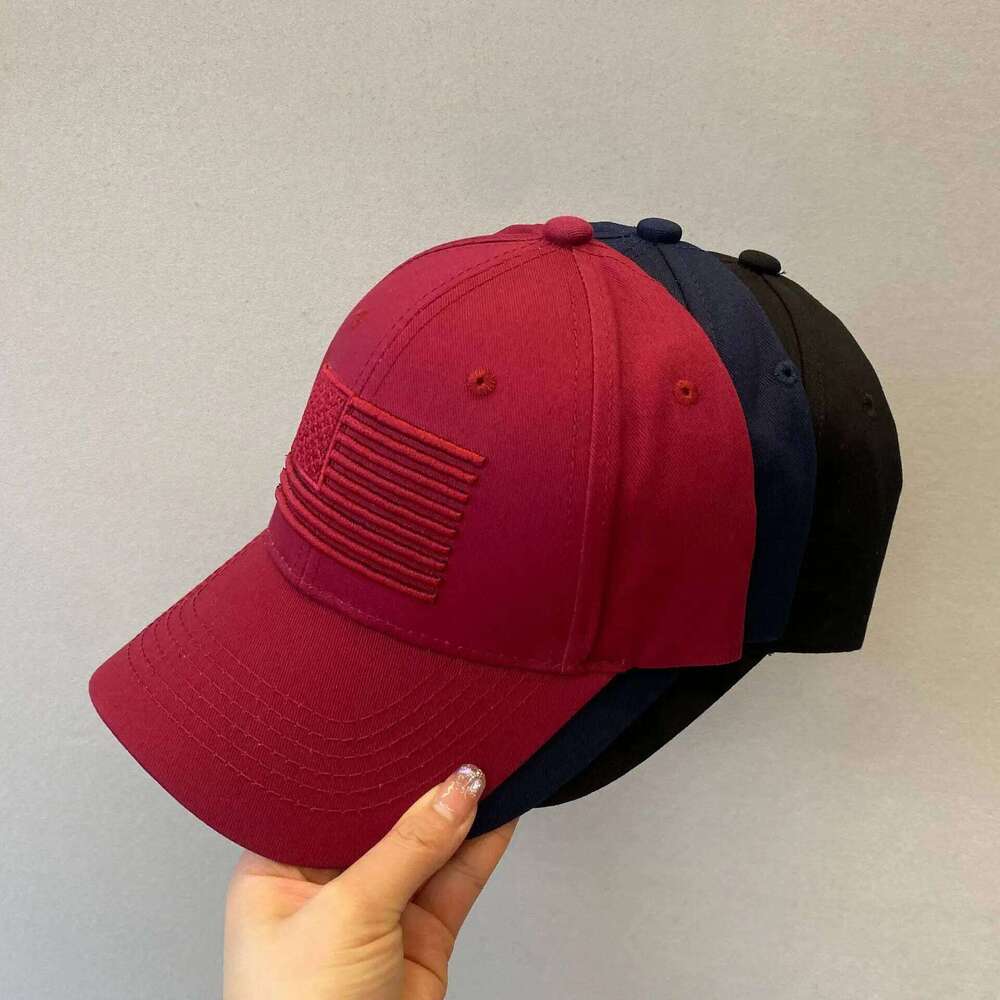 National Flag Embroidery Baseball Outdoor Sports Sun Protection Visor Casual Cap Classic Versatile Style Comfortable Hat Y260304
