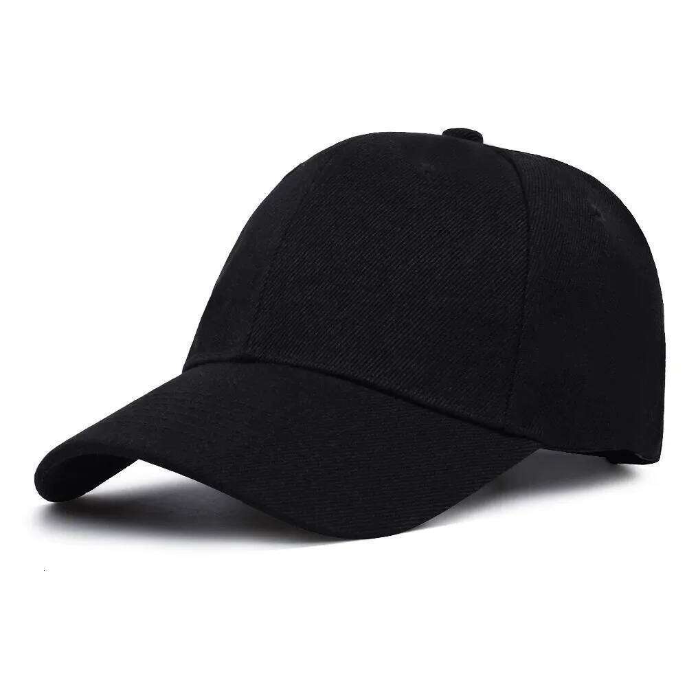 1PC Unisex Casual Plain Baseball Adjustable Snapback Hats For Women Men Hip Hop Cap Street Dad Hat Y260304