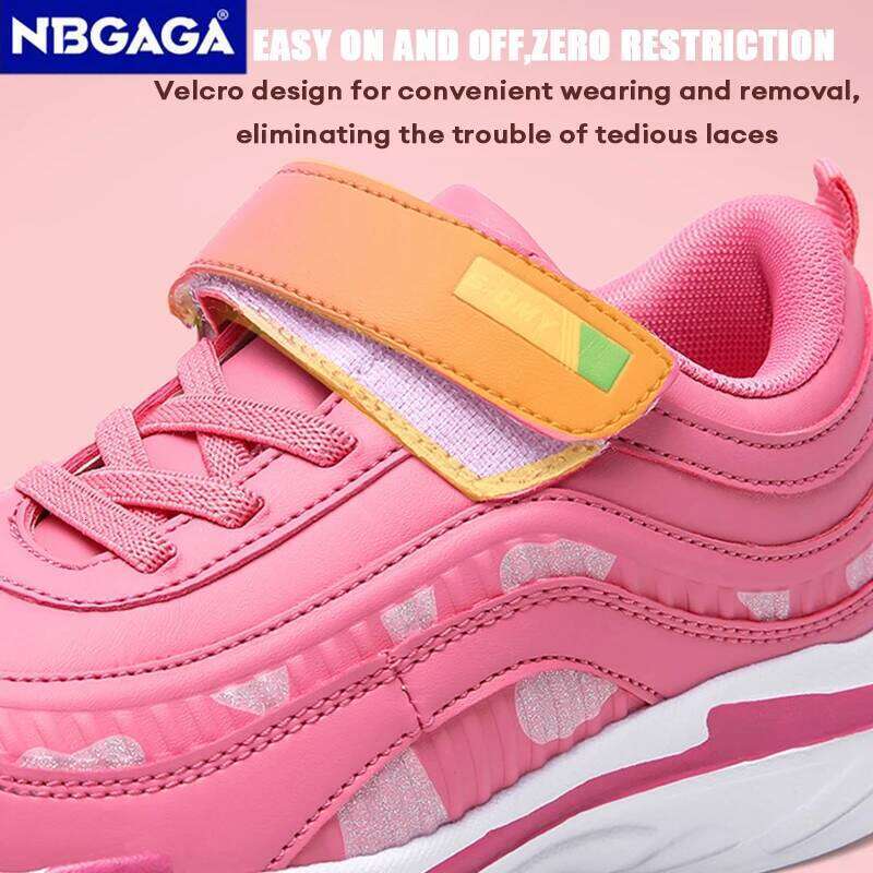 Cute Girls Sport Running Shoes Anti slip Lightweight Outdoor Kids Tennis School Children Comfortable Walking Sneakers 26Y0304