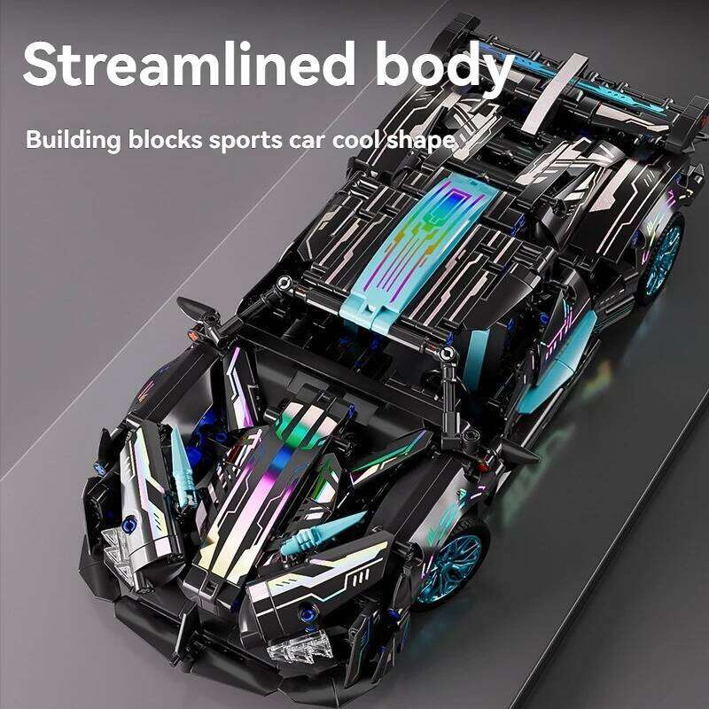 1:14 Technical Racing DIY Sports Building Blocks Assemble Brick Car Toys for Children's Birthday and Christmas Gift Z260305