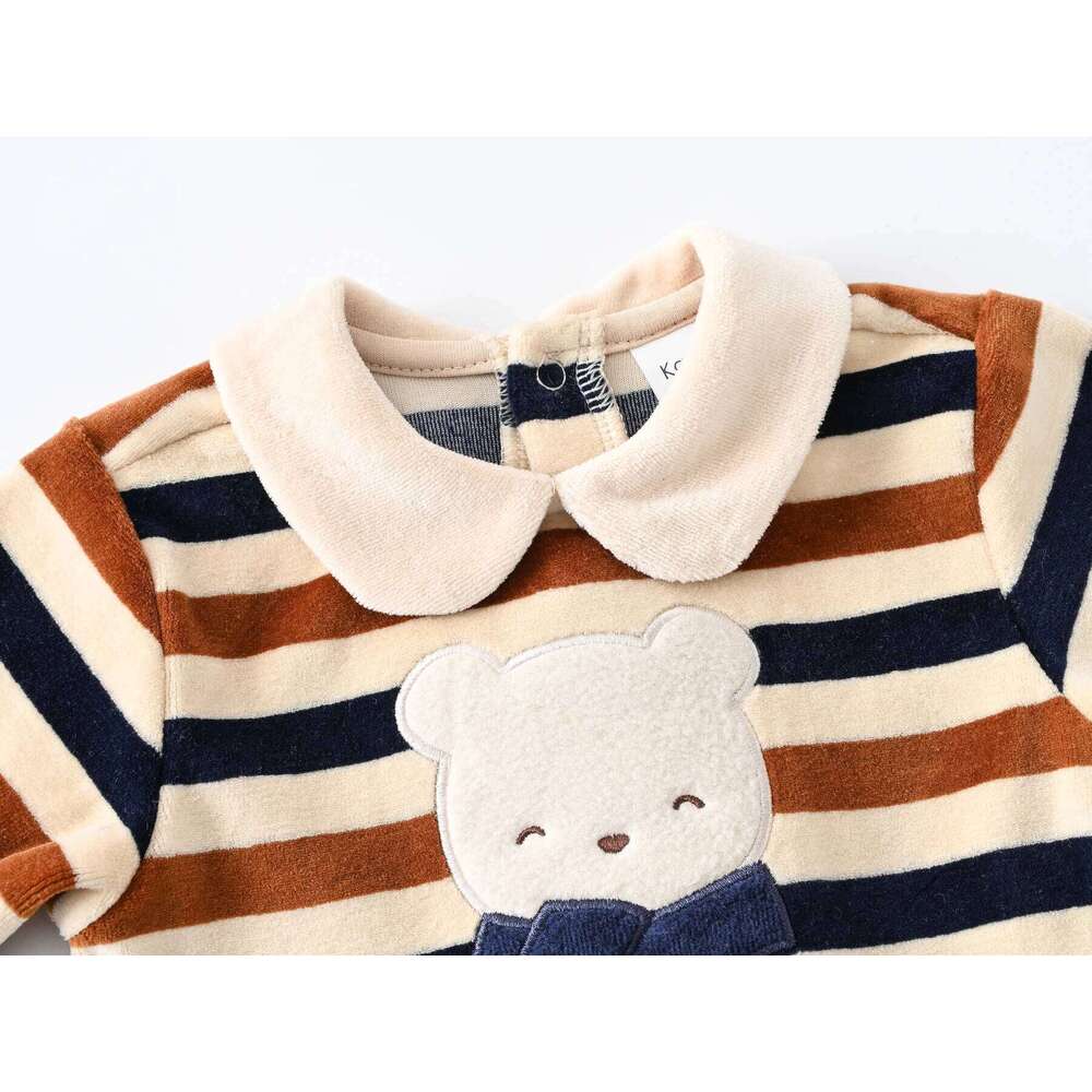 Winter Baby Rompers Velvet Warm Clothes Boys Pajamas Velour Girls Roupas Kids Menino Overalls Jumpsuit Costumes For 0-12M Z260306