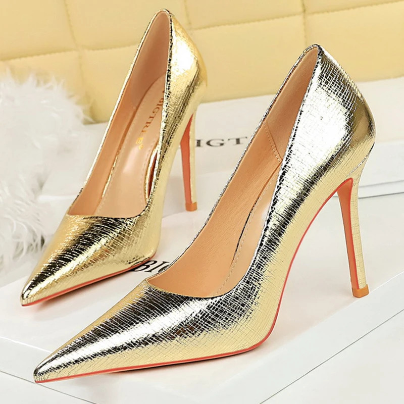 BIGTREE Shoes Retro High Heels High-quality Women Pumps Large Size 43 Stilettos Fashion Party Shoes Women Heels Wedding Shoes 260306