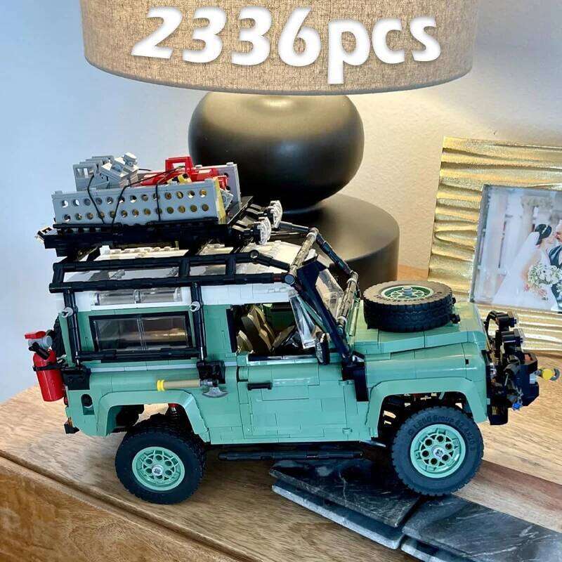 2336pcs New High-Tech Land Rovered Defender 90 Bricks Compatible 10317 Super Off-Road Racing Car Building Blocks Kids Toys Gifts Z260305