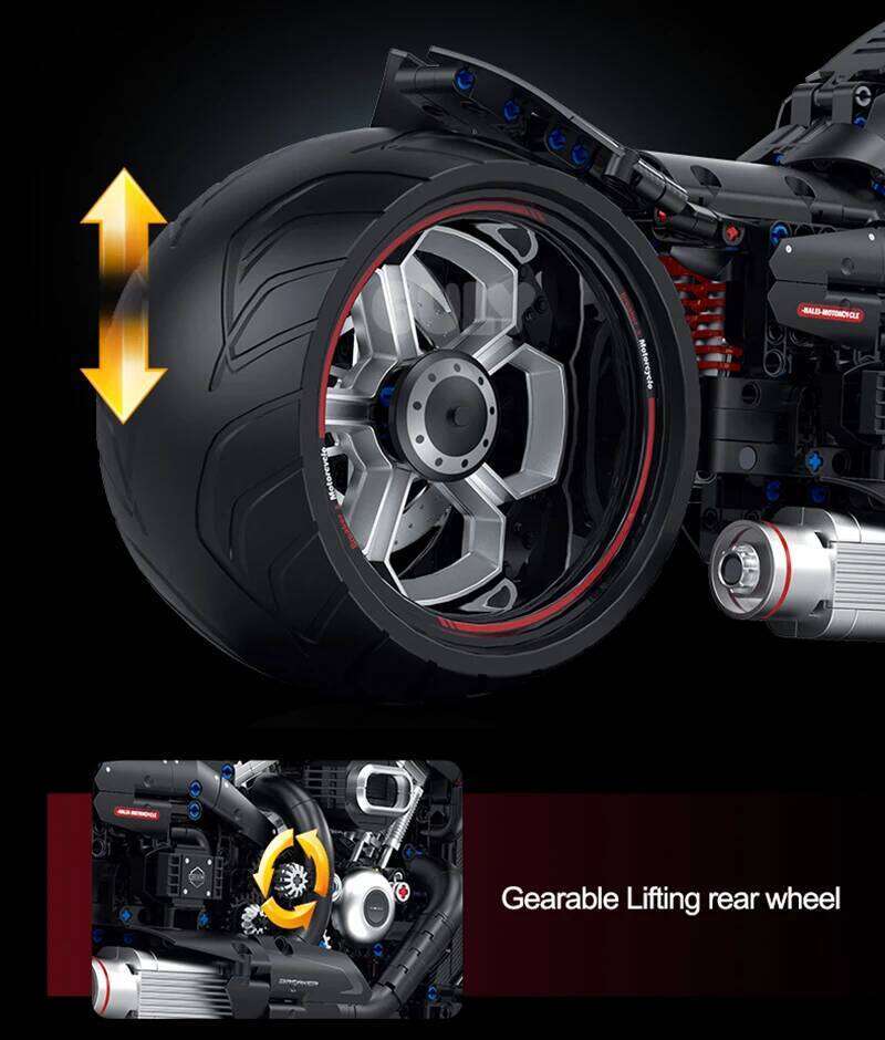 2000+pcs Super Racing Dark Motorcycle Technical Blocks Motorbike Model MOC Bricks Sets Gifts for Boys Adult Kids DIY Toys 1:5 Z260305