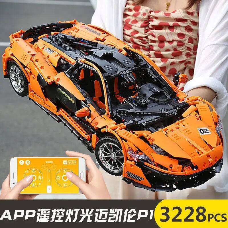 MOC-16915 Technical Famous Supercar Building Block Bricks Model Assembly Static Sports Racing Vehicles Sets Kids Toys Boys Gifts Z260306