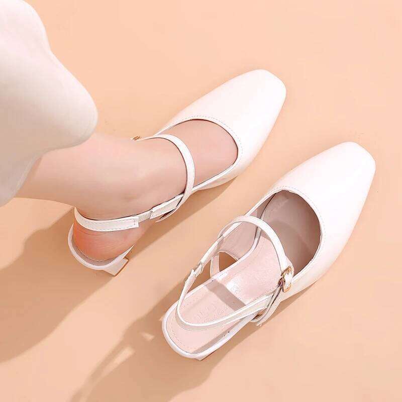Elegant Sandals for Women-Pearl Embellished Ankle Strap Summer Shoes, Lightweight Comfortable Dressy, Wedding Beach Party Shoes