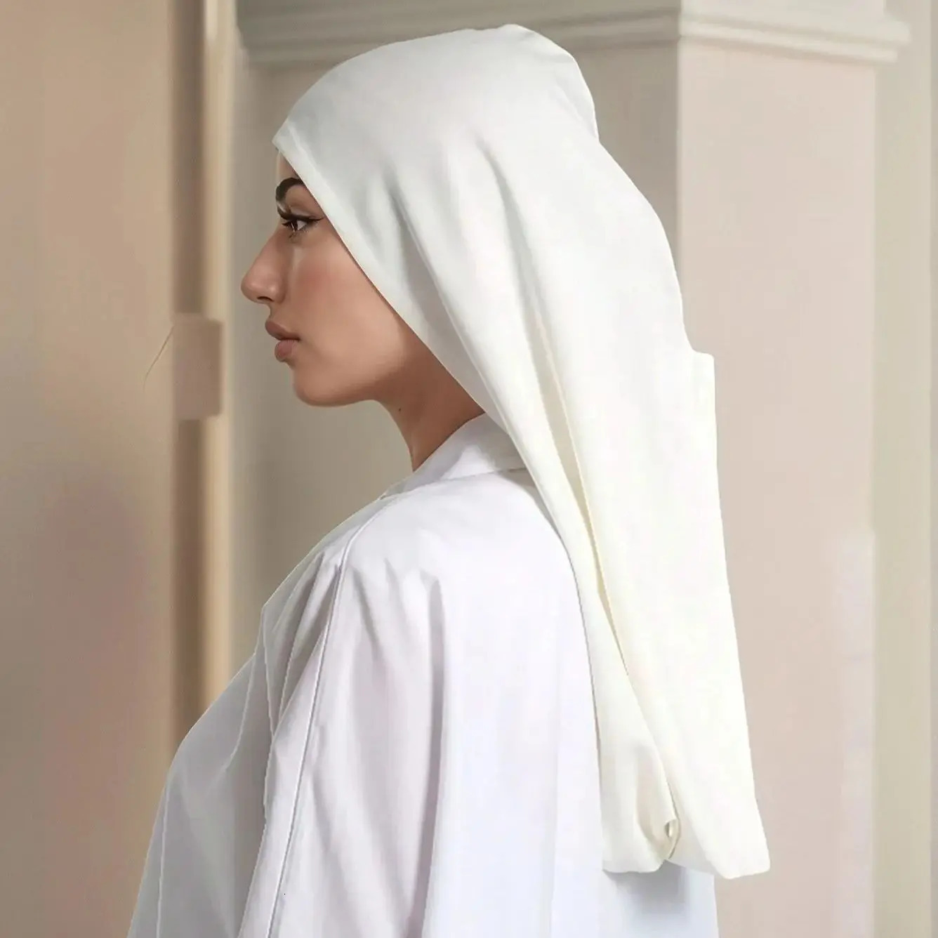 Muslim Solid Underscarf Caps Modal Instant Hijab Cotton Stretch Turban Cap Islamic Underscarf Bonnet Headscarf Headband 260304