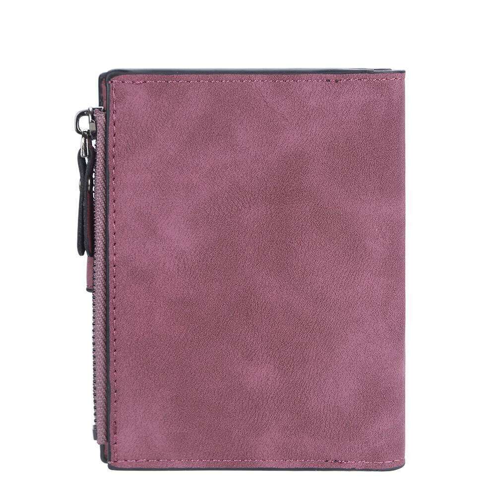 New Fashion Women Wallets Short Magnetic Buckle Top Quality Card Holder Female Purse Zipper For Small Wallet for Girl C260304