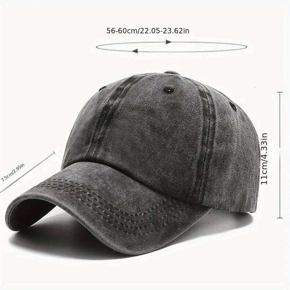 Men Women Unisex Baseball Cap Adjustable Solid Color Casual Stretchy Fabric for Sports Secure Drawstring Closure Dad Hat Y260304