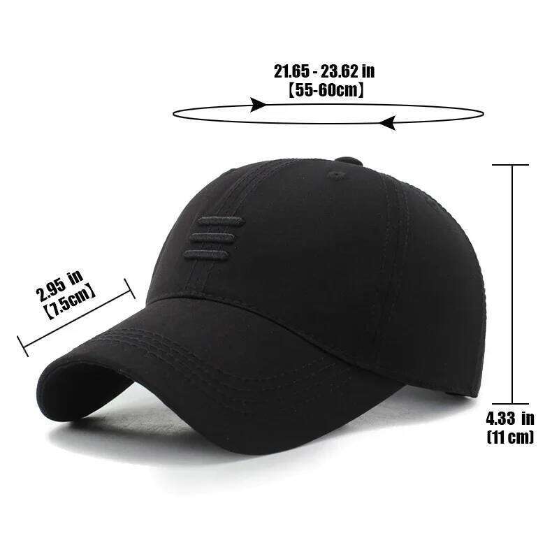 4 Colors New Fashion Soft Top Baseball Cap Outdoor Sport Casual Cotton Snapback Hats For Men and Women Three Bars Dad Hat Design Y260304