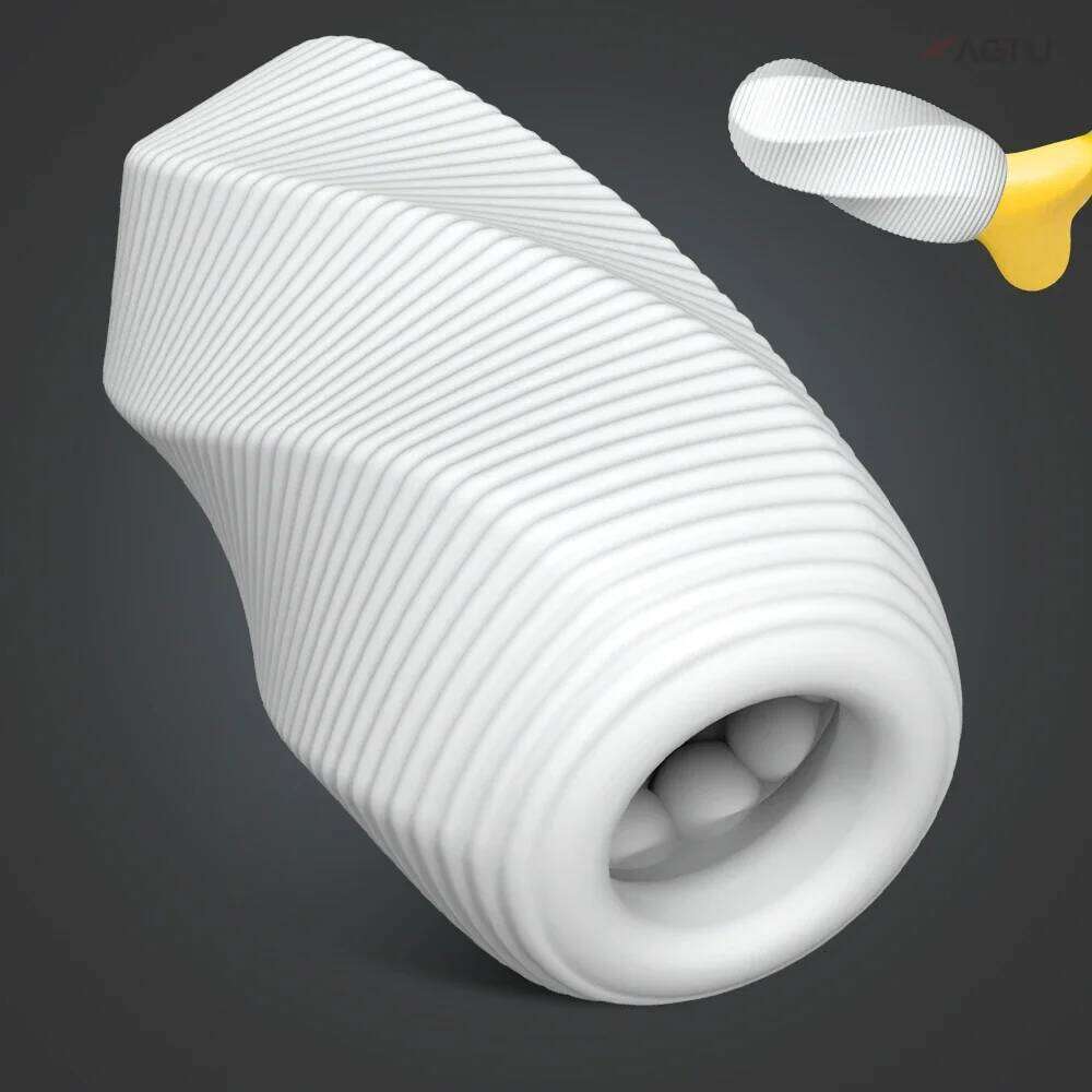 Soft Silicone Male Masturbator Cup Stretchable Masturbation Tools Pocket Pussy Waterproof Sex Toys for Men Adult Goods W260305
