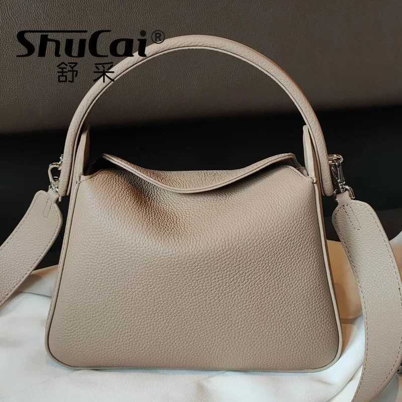 Genuine Leather Womens Desiger Bag Unique Cigarette Box Design Cowhide Ladies Shoulder Crossbody Bags Female Handbag New H260306