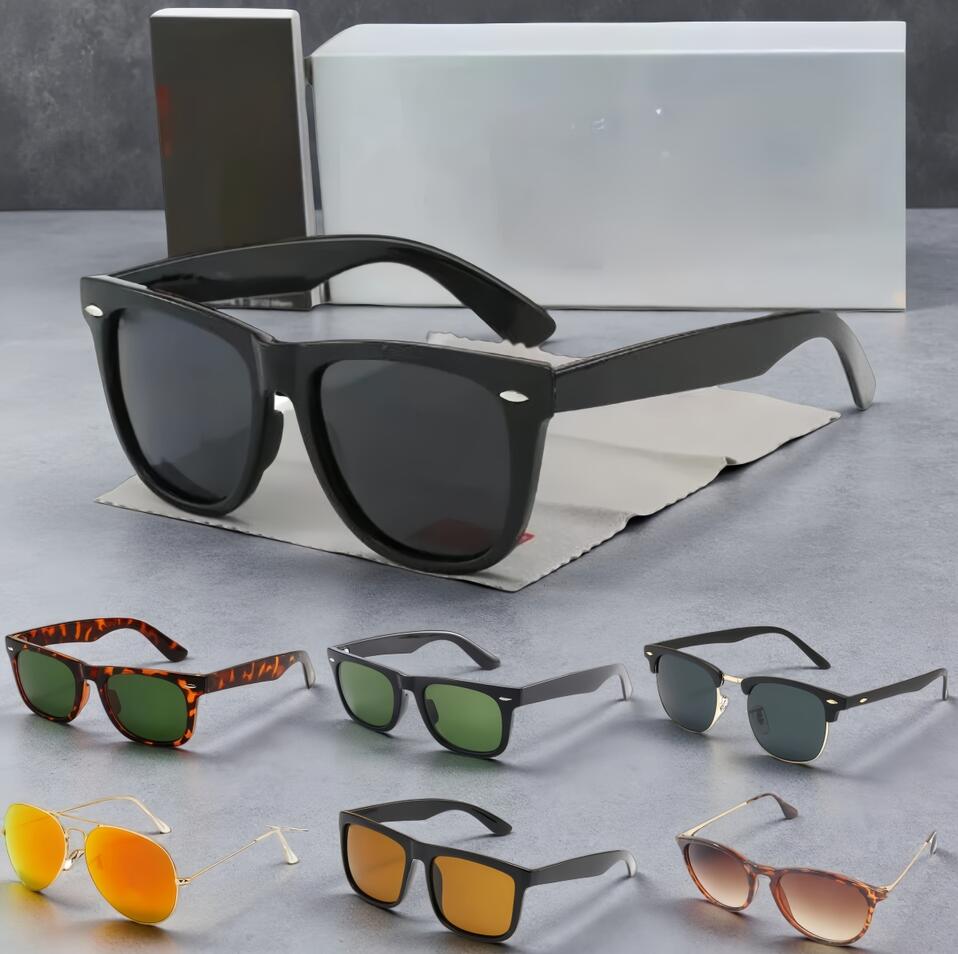 Mens sunglasses fashion designer sunglasses women goggle classic vintage UV protection eyeglasses polarized designer sun glasses women 2140 black leopard frame