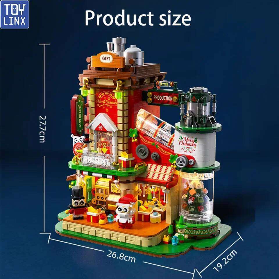 TOYLINX 2782PCS Factory Building Block Ornament Christmas Gifts Construction Blocking Educational Toys For Children 8 Year Old Z260305