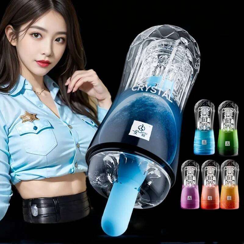 Male Masturbator Soft Pussy Sex Toys Transparent Vagina Endurance Exercise Adult supplies Vacuum Pocket Cup for Men W260305